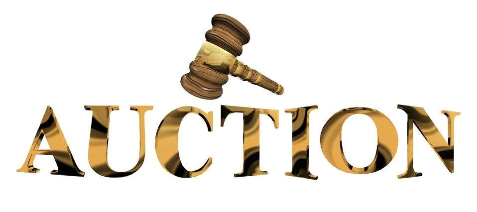 Auction Stock Illustration