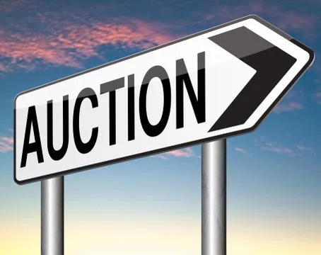 Auction Stock Illustration