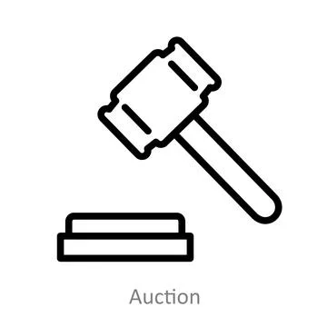 Auction Stock Illustration
