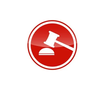 Auction logo 2 icon template Stock Illustration