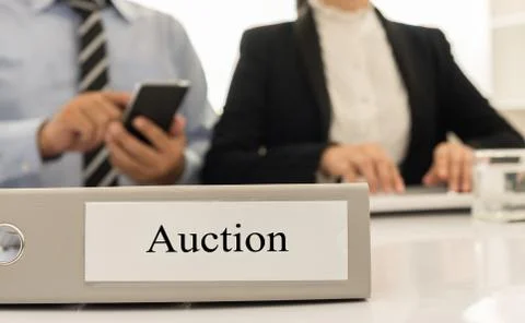 Auction 스톡 사진