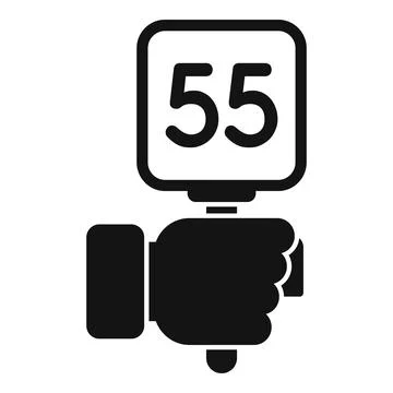 Auction tablet icon simple vector. Court event Illustrazione stock