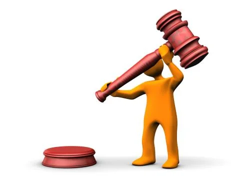 Auctioneer Stock Illustration