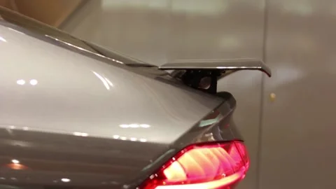 Audi A7 Sportback Spoiler Stock Footage 156609130