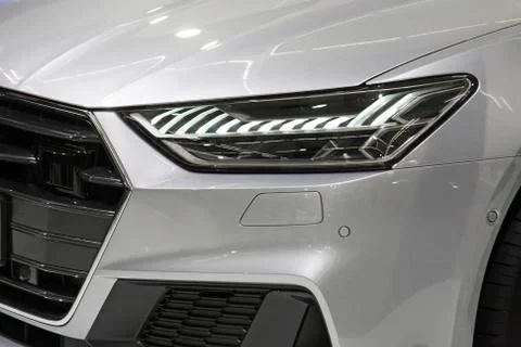 Audi A7,front side Stock Photos