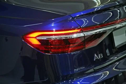 Audi A8,back side Stock Photos