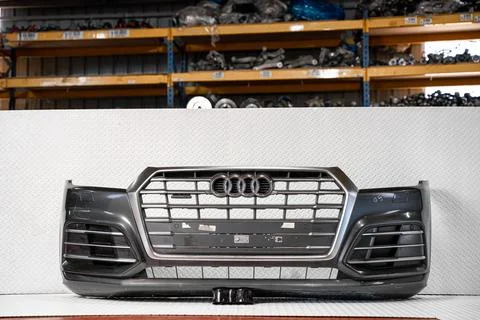 Audi branded front bumper assembly Foto stock