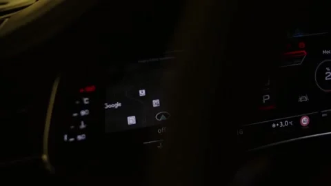 Audi Car Acceleration Stock Footage 156610663