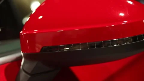 Audi Car Mirror Stock Footage 156607009