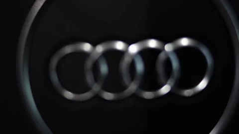 Audi Car Wheel Cool Effect Stock Footage 156607603