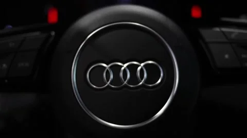 Audi Car Wheel Cool Effect Stock Footage 156607658