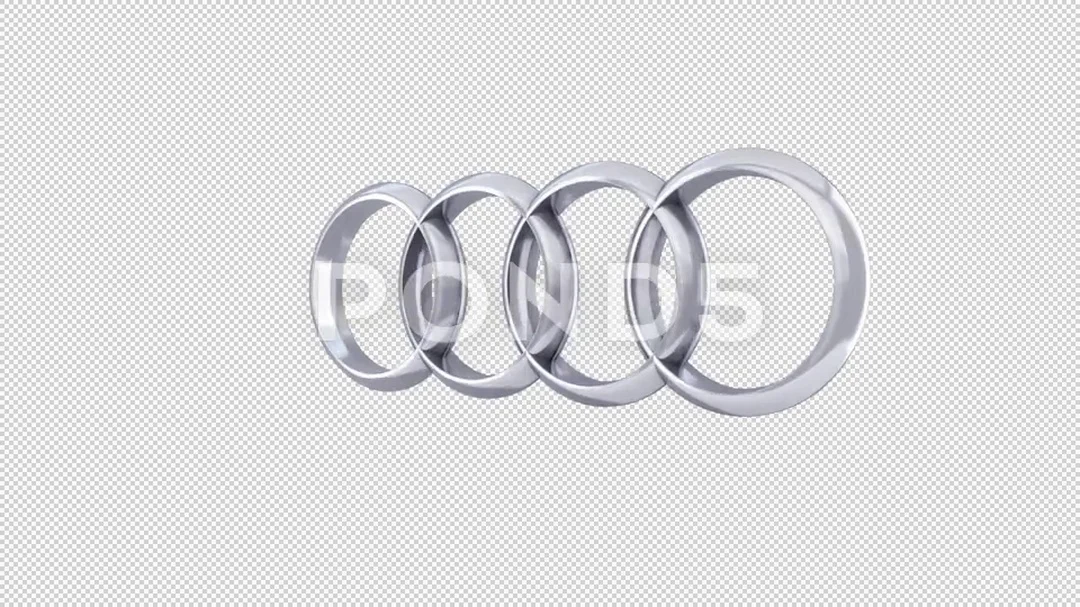 AUDI logo animation loop | Stock Video | Pond5