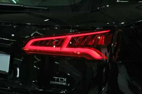 Audi Q5,back side Stock Photos