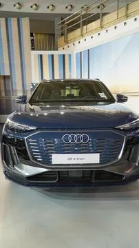 Audi Q6 SUV e-tron Stock Photos