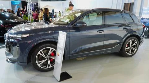 Audi Q6 SUV e-tron Stock Photos