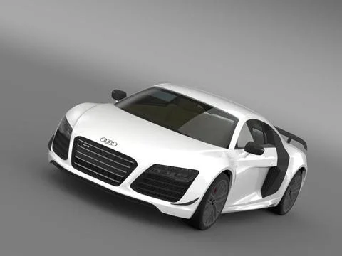 Audi R8 Lmx 14 3d Model Download Pond5