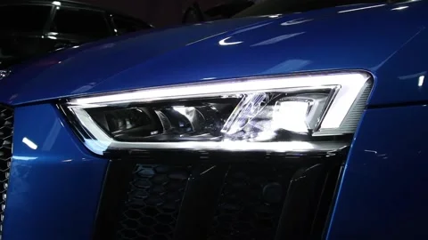 Audi R8 V10 Plus 2nd Generation Headlight 動画素材 152518965
