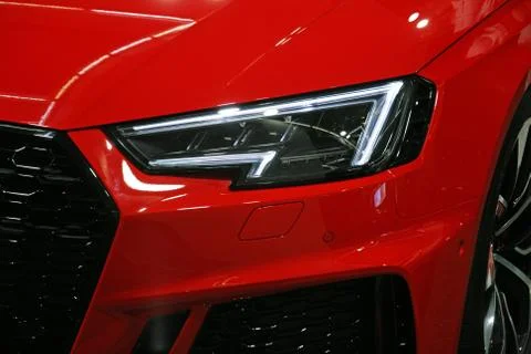 Audi RS4,front side Stock Photos