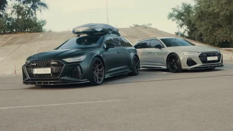 Audi RS6 C8 Stock Footage 233158498