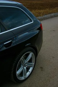 Audi RS6 Side Back Stock Photos