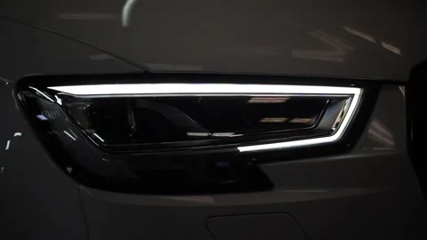 Audi S3 8V LED Headlight 動画素材 152519794