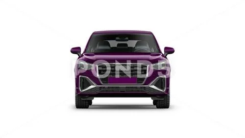 Audi SQ2 Mockup Front View Template PSD