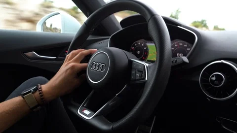 Audi TT Driver Video stock 124524392