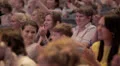 Audience applauded at theatrical performance. HD Footage