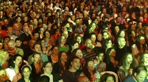 Audience claping hands. Video stock 10032677