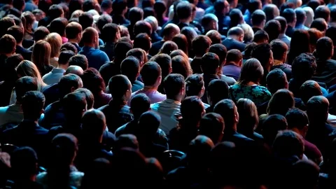 Audience at conference hall Stock Footage 74259844