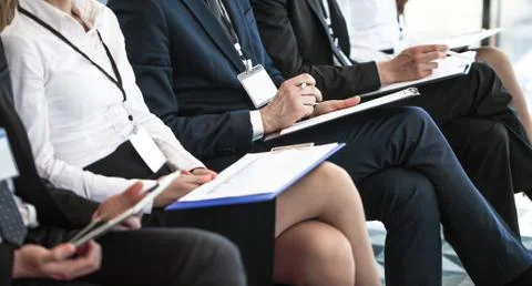 Audience at conference Stock Photos