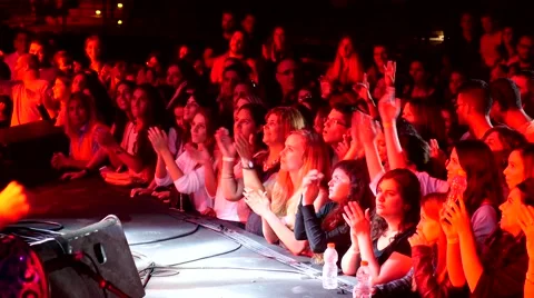 Audience  crowd  Applause Stock Footage 42701602