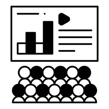 Audience Dualtone Icon Stock Illustration