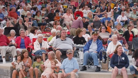 Audience enjoying the performance during Shindig Music Festival Stock Footage 103425106