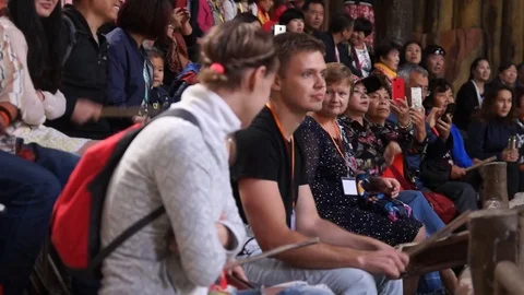 Audience Stock Footage 102774089