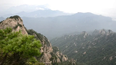 Audience hall on the top of the mountain Stock Footage 76945537