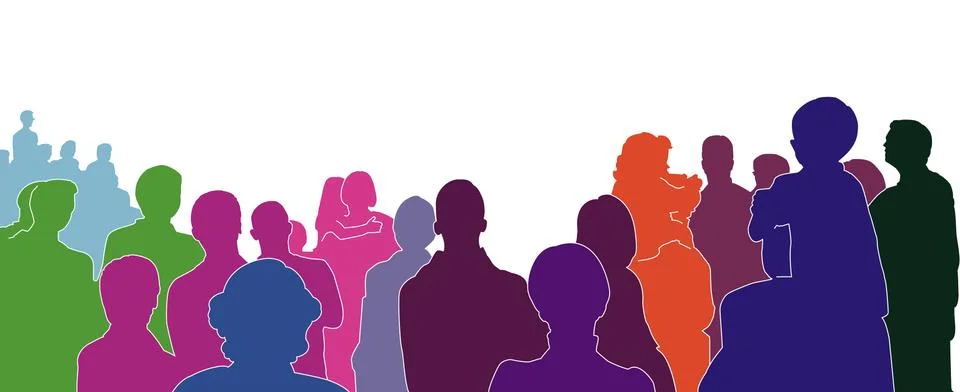 Audience Illustrazione stock