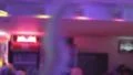 Audience jumping, clapping, hands up, enjoying music at club HD Footage