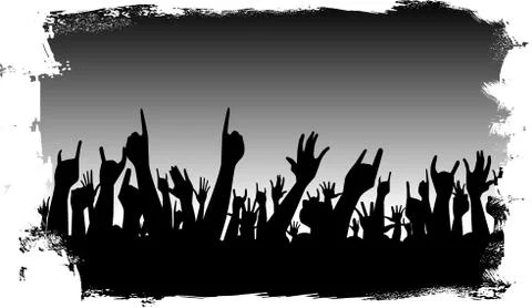 Audience Reaction Illustrazione stock