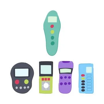 Audience response systems collection for interactive polling Stock Illustration