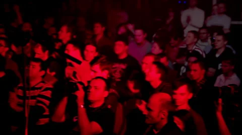 Audience at Rock Concert Stock Footage 48887210