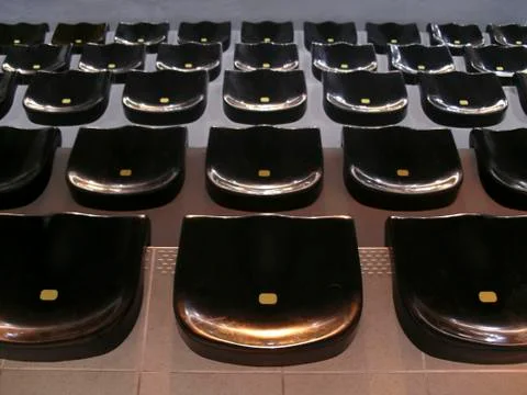 Audience seats Stock Photos
