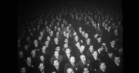 Audience sitting in hall Stock Footage 43501871
