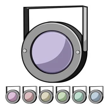 Audience spotlight stage cartoon vector graphic Stock Illustration
