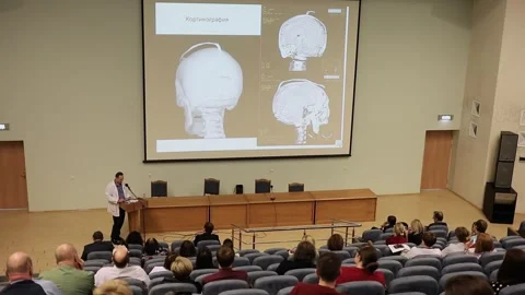 Audience watch performance during conference Stock Footage 299678997