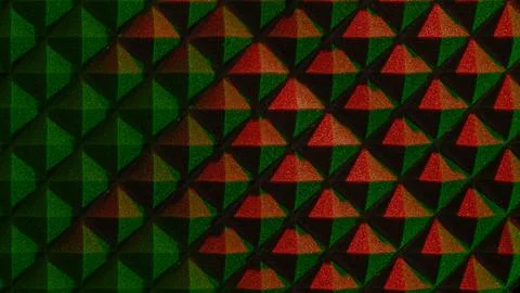 Audio Acoustic Foam Texture, Background Stock Illustration