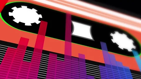 Audio Background Stock Footage 305552535