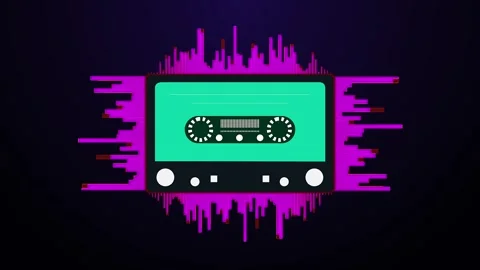 Audio Background Loop Stock Footage 305552661