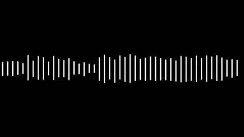 Audio bar, spectrum form white video footage of audio visualizer. Video stock 311404085