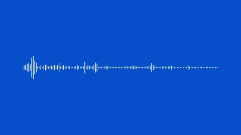 Audio bar, spectrum form white video footage of audio visualizer. Stock Footage 311404335
